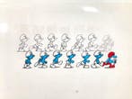 The Smurfs : Lot van originele productie-animatiecels en, CD & DVD
