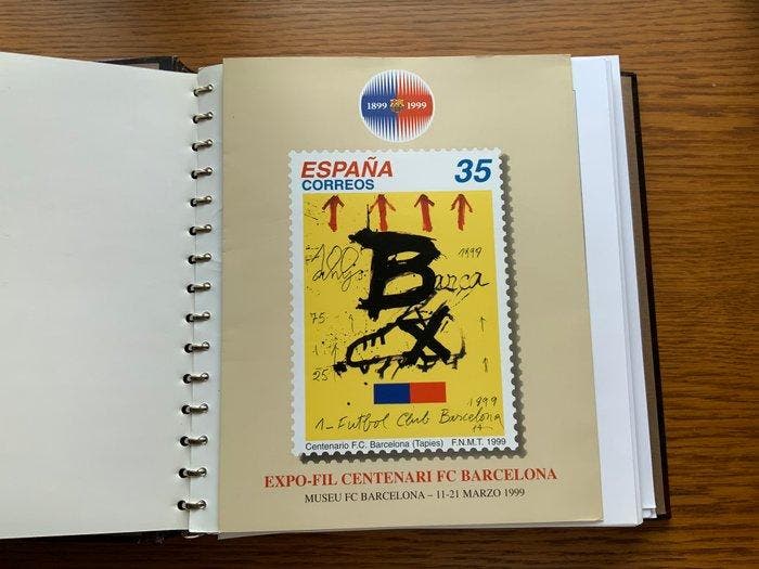 ww 1986/1999 - Eeuwfeestcollectie FC Barcelona, Postzegels en Munten, Postzegels | Europa | Spanje