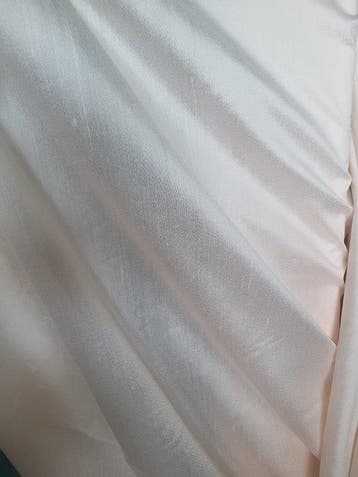 Prachtige effen zijden stof - Textiel - 600 cm - 320 cm, Antiek en Kunst