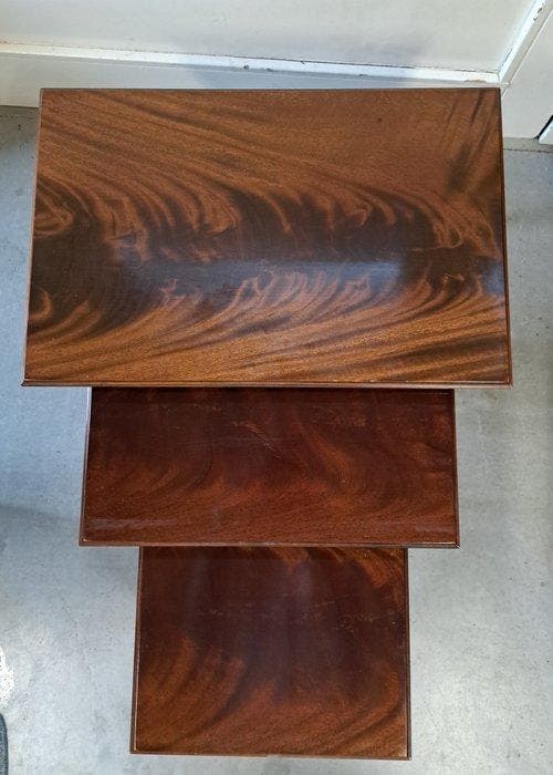 Tables gigognes (3) - Acajou, Antiek en Kunst, Curiosa en Brocante