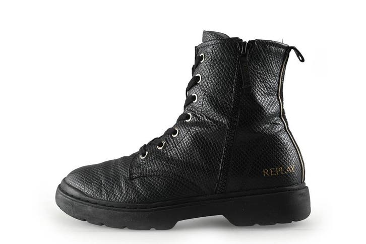 Replay Veterboots in maat 37 Zwart, Kleding | Dames, Schoenen, Zwart, Zo goed als nieuw, Overige typen, Verzenden