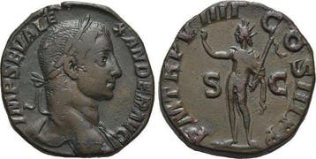 Ae 222-235 n Chr Rom Severus Alexander 222-235 n Chr, Verzenden
