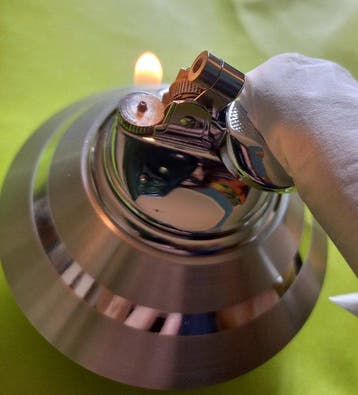 Blitz - Briquet de table - Acier (inoxydable), Chrome