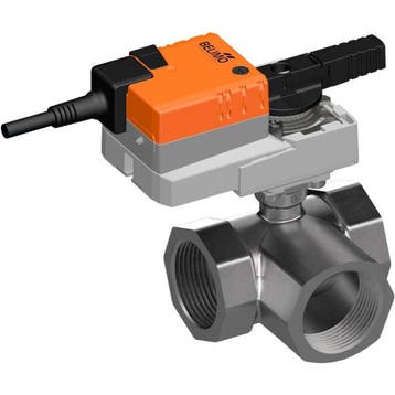 Belimo 3-Weg Kogelkraan Rp2 Kvs24 24VAC/DC 90s, Verzenden