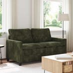 vidaXL bank / zetel Groen 156 x 81 x 87,5 cm Polyester, Verzenden