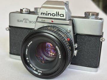 Minolta SR-T 303 + MD 2/50mm | Appareil photo argentique