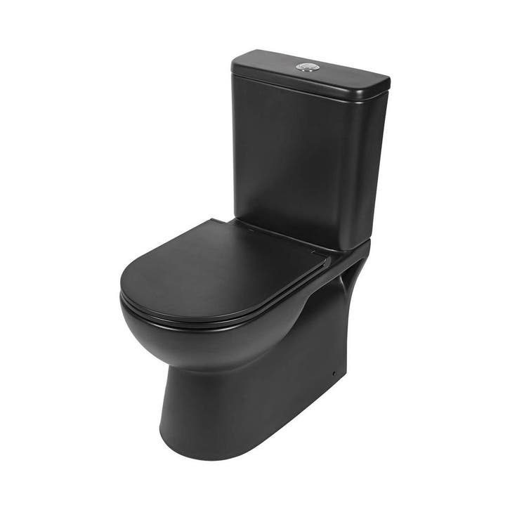 Toiletpot Differnz Staand Duoblok Rimless Mat Zwart, Doe-het-zelf en Bouw, Sanitair, Overige typen, Nieuw, Ophalen of Verzenden