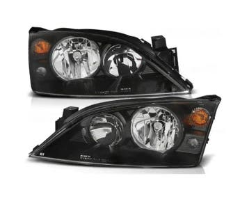 Koplampen Black geschikt voor Ford Mondeo MK3, Auto-onderdelen, Verzenden, Nieuw, Ford