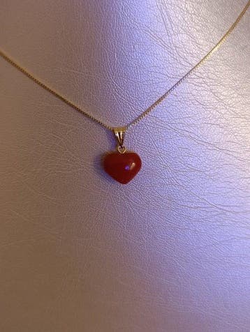 Zonder minimumprijs - Ketting met hanger - 18 karaat Geel