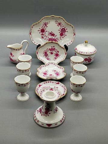 Hutschenreuther - Eetservies - Porzellan Konvolut Indisch