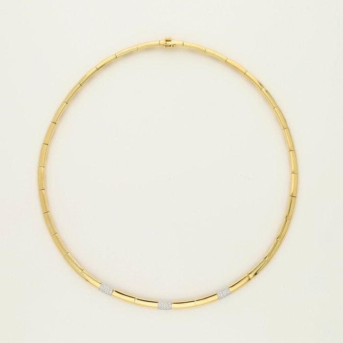 Collier - 18 carats Or jaune Diamant (Naturelle), Bijoux, Sacs & Beauté, Colliers