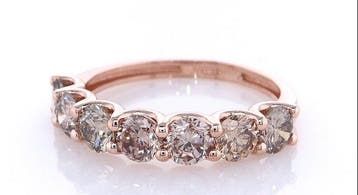 Zonder minimumprijs - Ring - 14 karaat Roségoud - 1.84ct., Nieuw