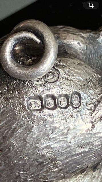 Beeldje - Silver pig - .925 zilver