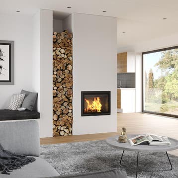 Inzetkachel op hout/Houtcassette Dovre - 2576, Huis en Inrichting, Ophalen, Inbouw, Hout, Nieuw