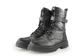 Rieker Veterboots in maat 38 Zilver, Kleding | Dames, Schoenen, Overige kleuren, Verzenden, Overige typen, Gedragen