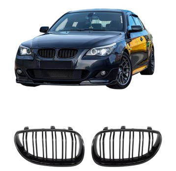 Grillen set | Nieren | geschikt voor BMW 5-series | E60 2003, Verzenden