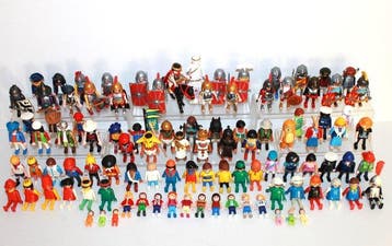 Playmobil - Playmobil 100 poppetjes met hoofddeksel -