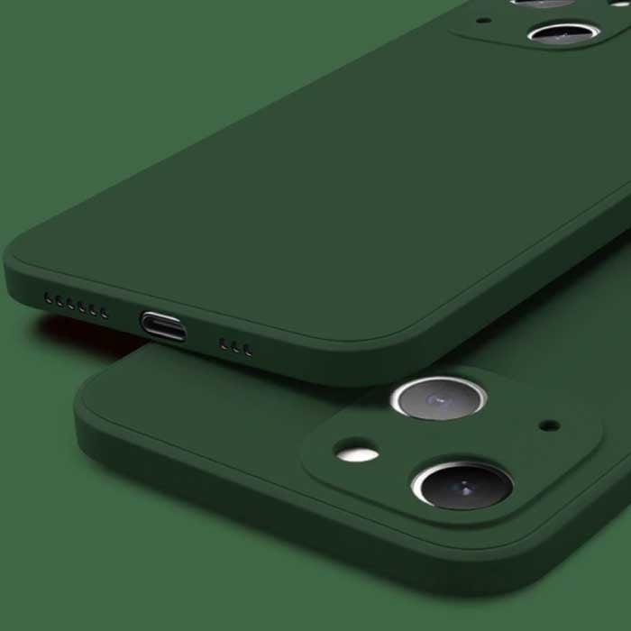 iPhone 13 Mini Square Silicone Hoesje - Zachte Matte Case, Telecommunicatie, Mobiele telefoons | Hoesjes en Screenprotectors | Apple iPhone