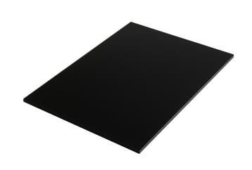 Acrylaat (PMMA) basisplaat (zwart, 50x30 cm, 8 mm dik), Verzenden, Nieuw