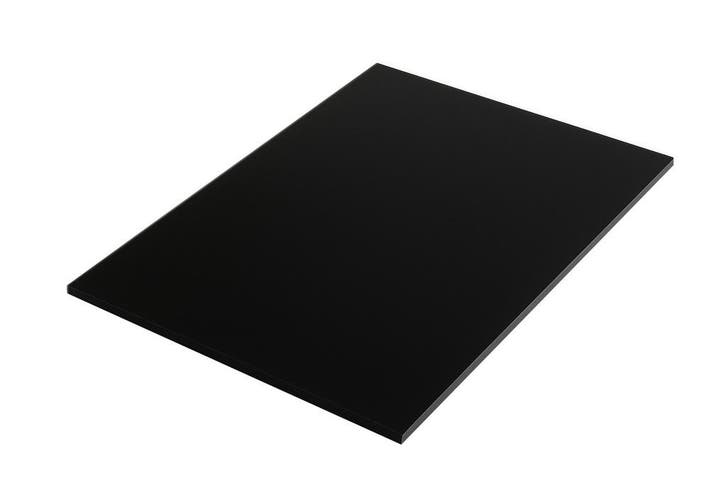 Acrylaat (PMMA) basisplaat (zwart, 50x30 cm, 8 mm dik), Bricolage & Construction, Outillage | Autres Machines, Envoi