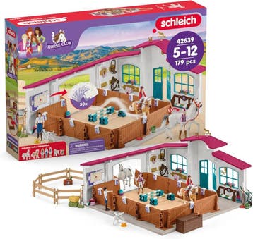 Schleich Peppertree Rijhal set | Retour deal | Nu extra g..., Verzenden, Zo goed als nieuw