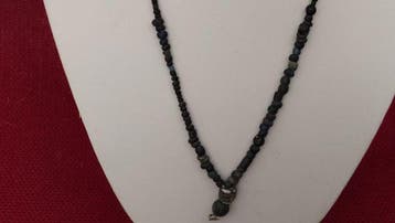 Oud-Romeins, Keizerrijk Glas Romeinse glazen kralen ketting,