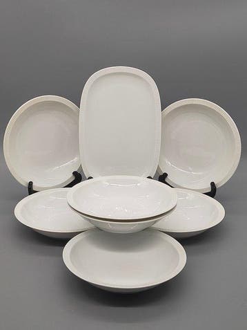 Eetservies - Arzberg Porzellan Set – Weißes Geschirr mit