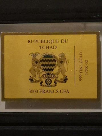 Tchad. 3000 Francs CFA ND Berlin - Checkpoint Charlie