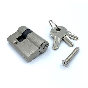 Cilinderslot 30/30 mm - RVS, Verzenden, Nieuw