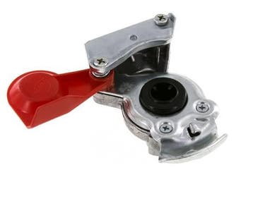 Fourniture dun accouplement en aluminium rouge M16x1.5, Verzenden