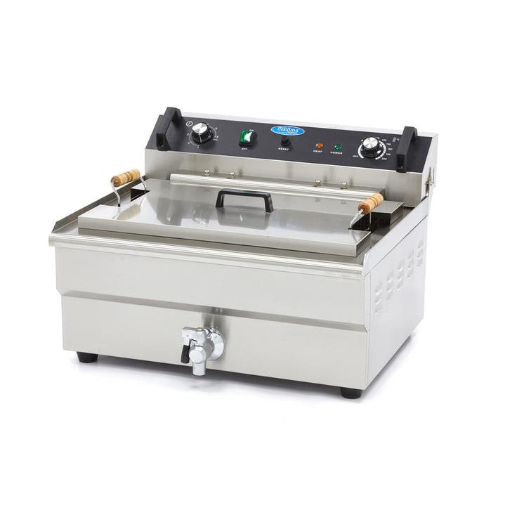 Frituurpan | 50–200°C | RVS | Extra groot | 6kW (400V) |, Zakelijke goederen, Horeca | Keukenapparatuur, Nieuw in verpakking, Verzenden