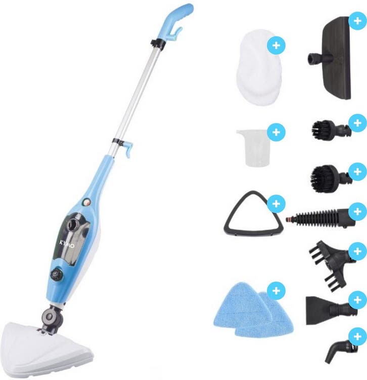 Kymo 9 in 1 Stoomreiniger Én Handstomer - Stoommop -, Elektronische apparatuur, Stofzuigers, Stoomreiniger, Zo goed als nieuw