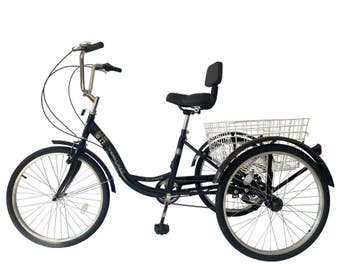 Hulpfiets Volwassenen Zwart | Comfort | Beste Prijs, Ophalen of Verzenden, Nieuw, Viking Choice