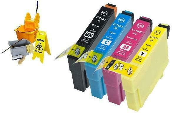 Epson 16 / 16XL T1626 / T1636 SET Reinigings inktcartridges., Computers en Software, Printers, Verzenden