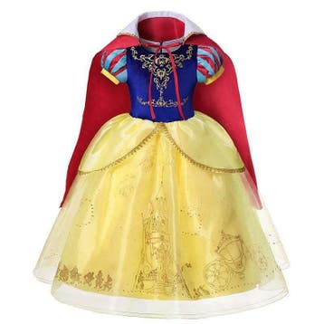 Prinsessenjurk - Sneeuwwitje jurk (4 delig) - Kleedje, Verzenden, Nieuw