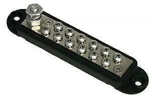 Contactstrip Distributieblok 12 punts zwart met kap, Watersport en Boten, Accessoires en Onderhoud, Verzenden, Nieuw