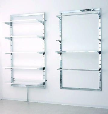 *TIP*  Wandframe van verchroomd staal inclusief alle onderd, Ophalen of Verzenden