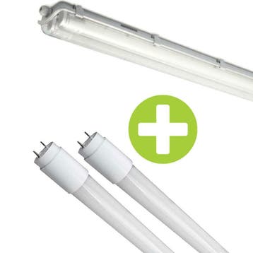LED TL armatuur 120cm IP65 (dubbel) Eco serie Incl. 2x LED, Huis en Inrichting, Verzenden, Nieuw, Overige fittingen