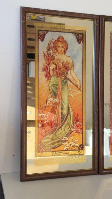 Alphons Mucha (1860-1939) (after) - The four seasons -
