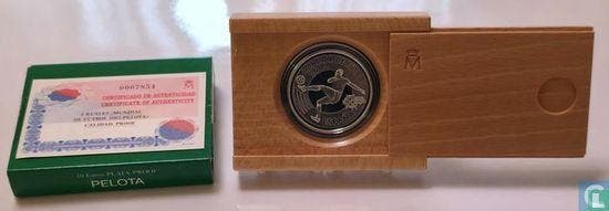 Spanje 10 euro 2002 (PROOF) Football World Cup in Korea..., Postzegels en Munten, Munten | Europa | Euromunten, Losse munt, 10 euro
