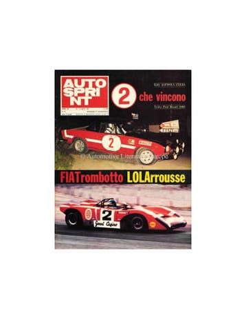 1972 AUTOSPRINT MAGAZINE 15 ITALIAANS, Boeken, Tijdschriften en Kranten, Ophalen of Verzenden, Nieuw