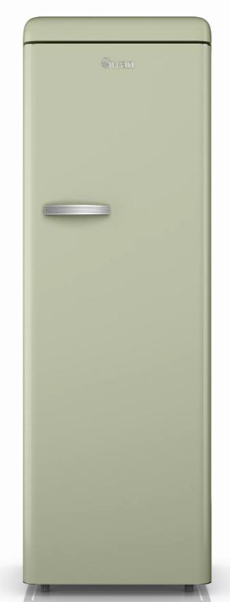 Swan SR11050GNE - Retro koelkast - 337 liter - Groen, Elektronische apparatuur, Ophalen of Verzenden, Nieuw