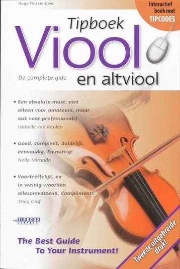 Tipboek viool en altviool / Tipboek-serie 9789087670092, Verzenden, Gelezen, Hugo Pinksterboer