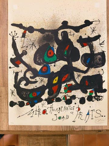 Joan Miro (1893-1983) - Homenatge a Joan Prats