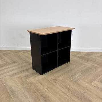 kast met 4 open vakken en topblad , (hxbxd) 76x80x45 cm