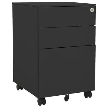 vidaXL Ladeblok verrijdbaar 39x45x60 cm staal, Huis en Inrichting, Verzenden, Nieuw