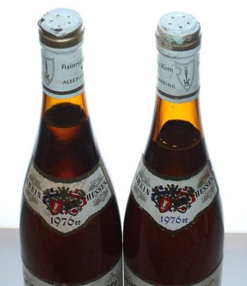1976 Alzeyer Römerberg Scheurebe Beerenauslese - Weingut, Verzamelen, Wijnen, Nieuw