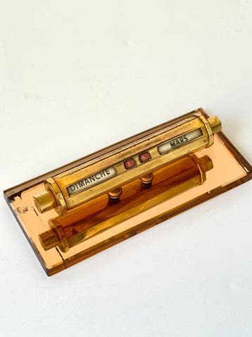 Calendrier perpétuel - Mécanique de Bureau Gold Starry, 1950