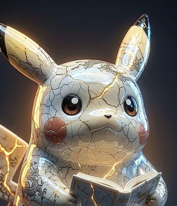 Yamila - Sonic y Pikachu en Porcelana