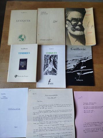 Guillevic - Lot de 6 livres de Guillevic (EO) - 1986